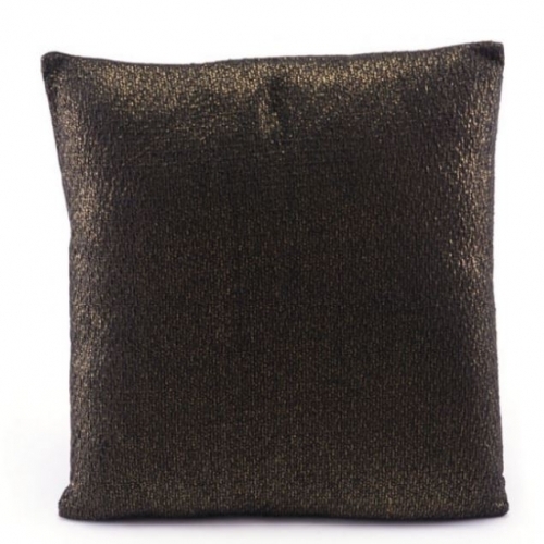 Metallic Pillow Black and Copper