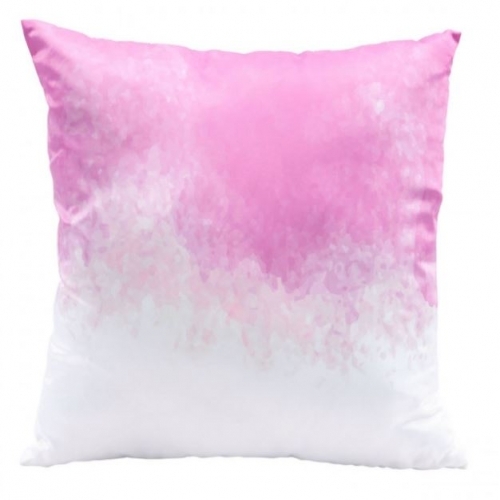Pink and White Pillow
