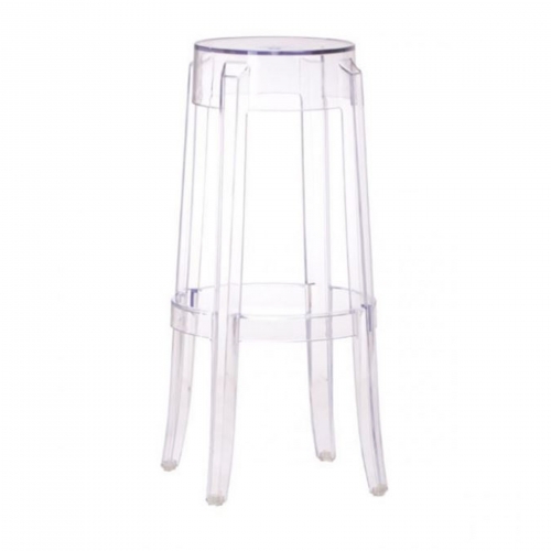 Clear Outdoor Barstool